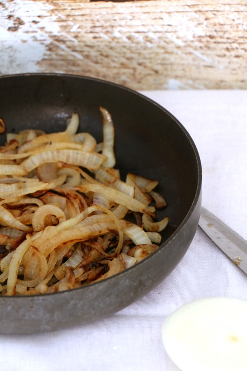 caramelized onions for panini sandwich