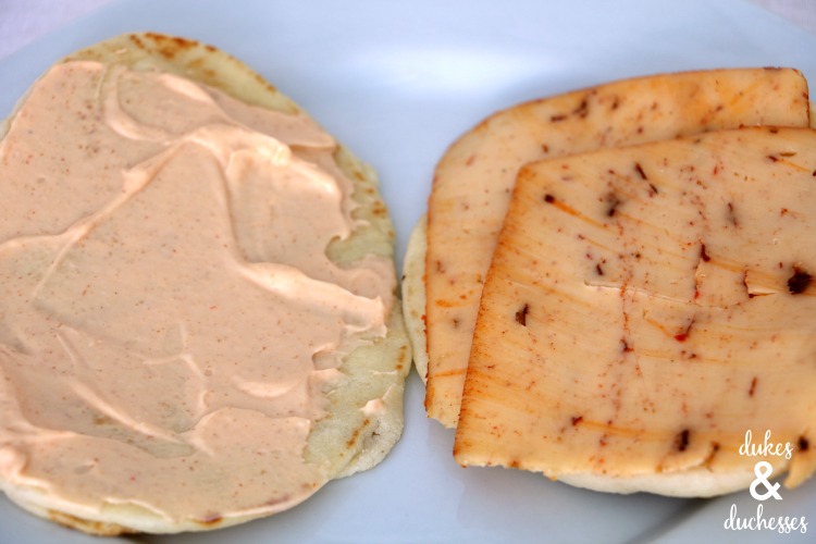 chipotle flavored panini sandwich