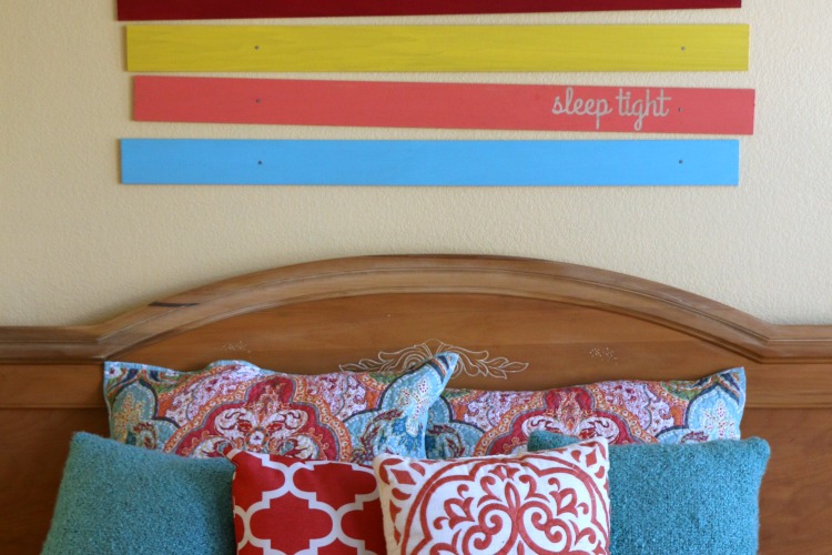 colorful bedroom decor