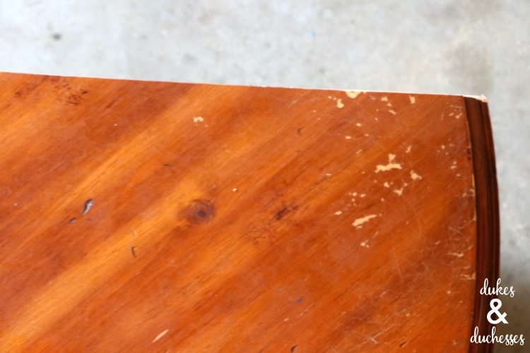 round kitchen table cut to make bench