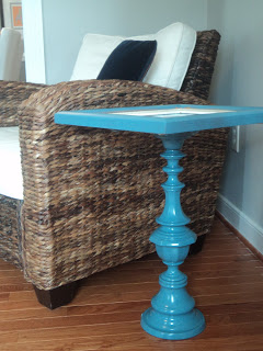 pedestal table made from a frame