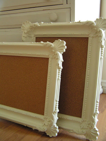 DIY framed cork boards