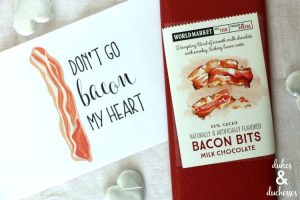 Bacon Valentine’s Day Printable