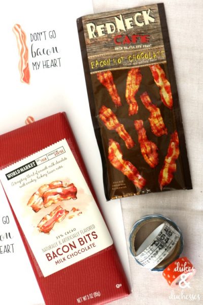 Bacon Valentine’s Day Printable