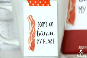 Bacon Valentine’s Day Printable