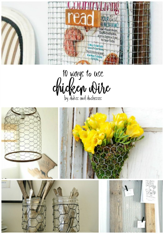 10 ways to use chicken wire