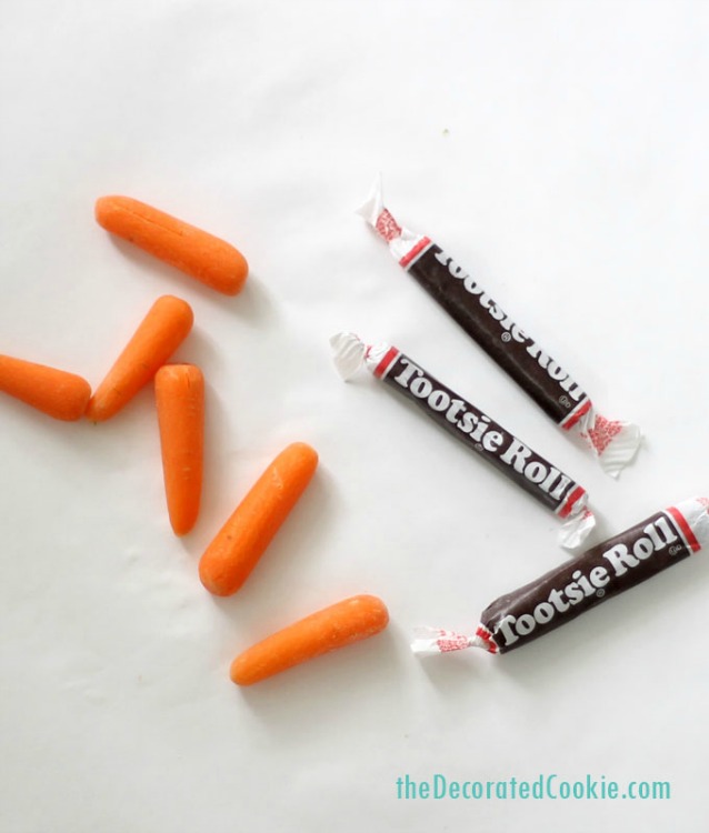 carrot tootsie rolls