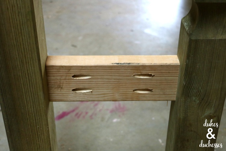how to build a bench frame