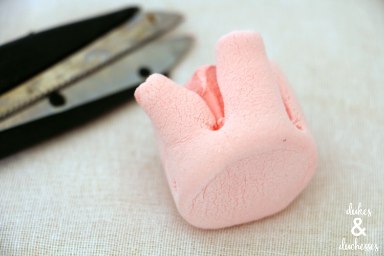 how to make a bunny from a marshmallow