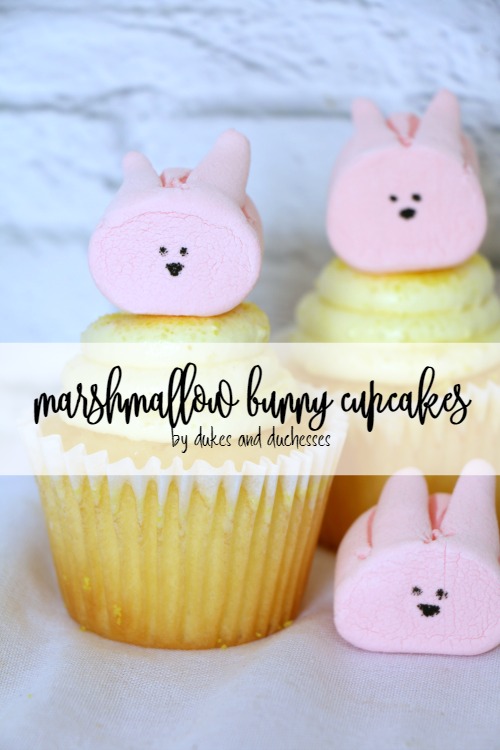 marshmallow bunny cupcakes