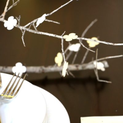 Paper Flower Spring Centerpiece
