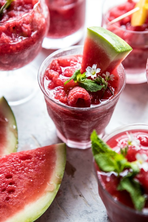 frozen watermelon sangria slushies