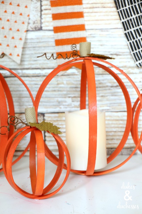 DIY repurposed pumpkins for fall