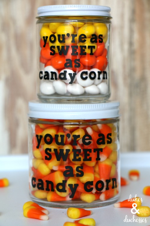 sweet as candy corn gift idea