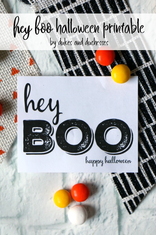 hey boo halloween printable