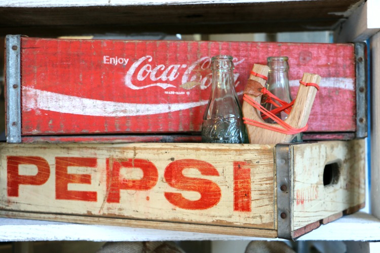 coke crates at the shadow box