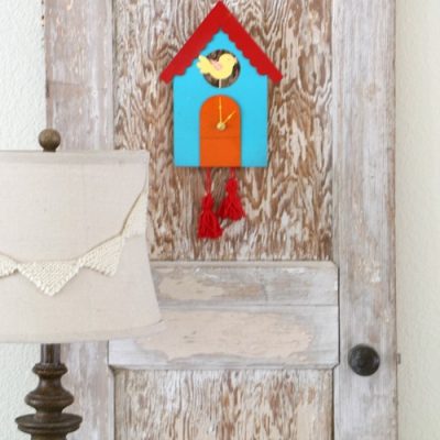 Upcycled Cuckoo Clock Made From a Cereal Box
