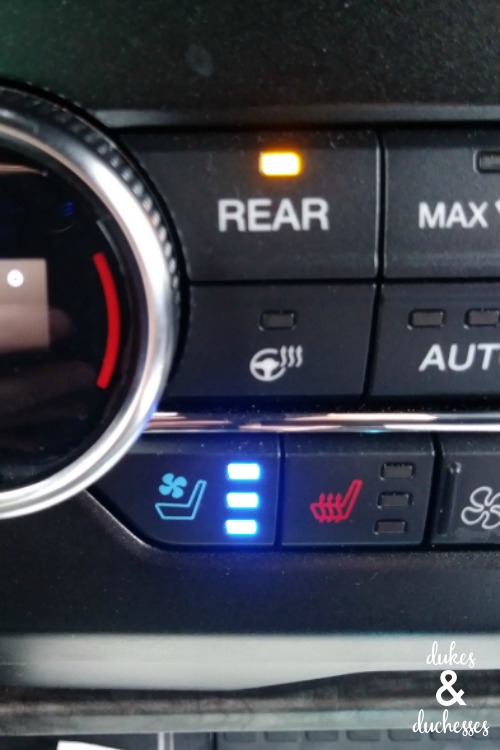 heated and cooled seats in ford expedition