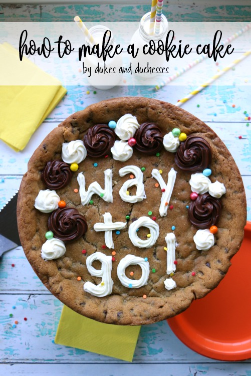 how to make a cookie cake