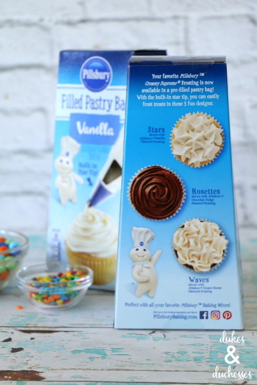 pillsbury filled pastry bags to decorate cakes and cupcakes