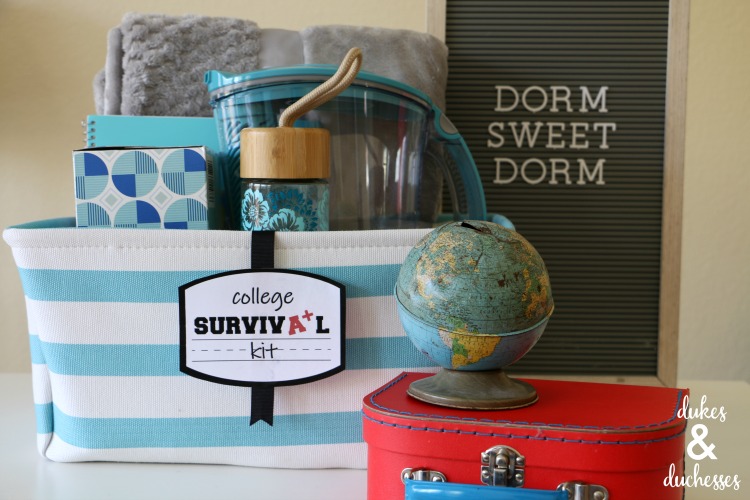 College Survival Kit with Printable