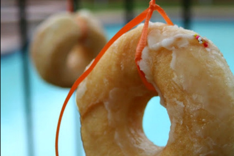 donut bobbing game for parties