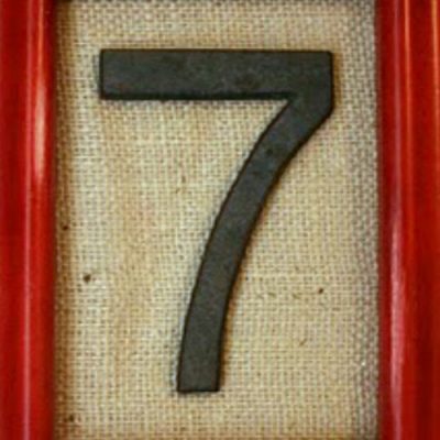 Framed Family Number Wall Art