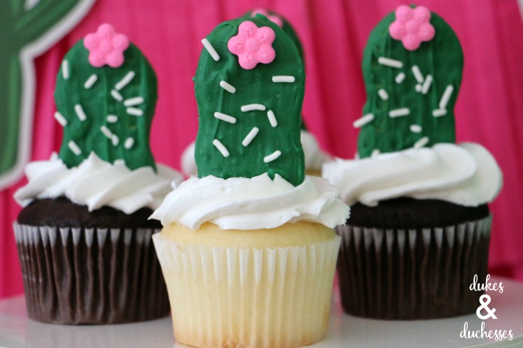 how to make cactus cupcakes