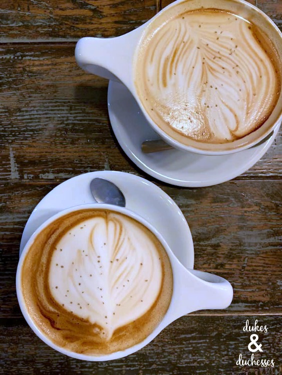 sam elliott signature latte at neighborhood jam