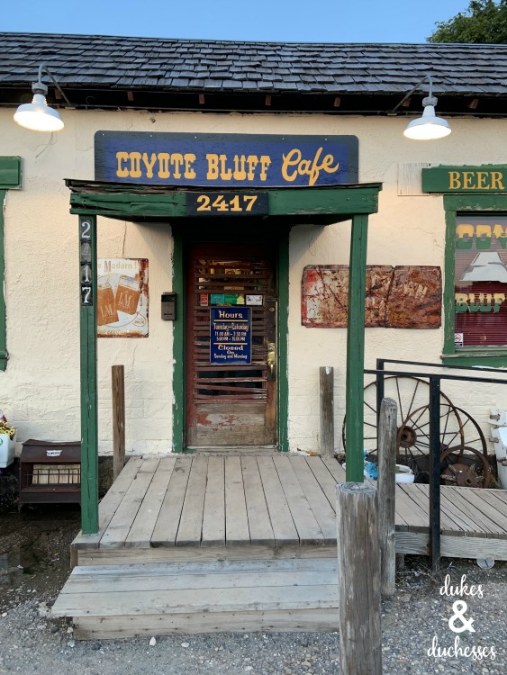 coyote bluff cafe amarillo texas