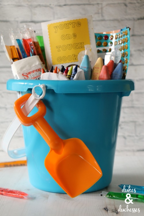 get well basket for kids