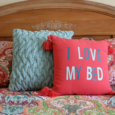 DIY Love My Bed Pillow