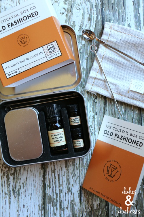 old fashioned cocktail kit gift idea
