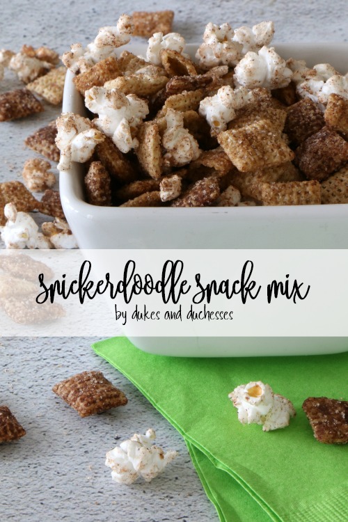 snickerdoodle snack mix