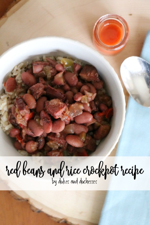 red beans and rice crockpot recipe
