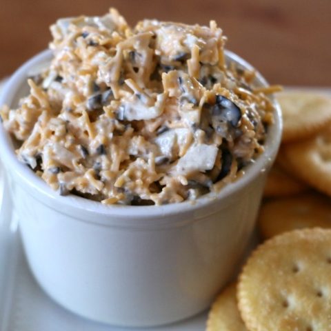 easy olive cheese spread appetizer