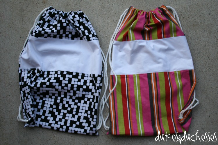 how to make a drawstring bag for soccer