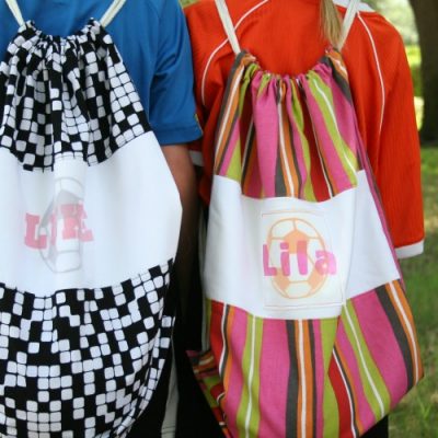 DIY Personalized Soccer Bag