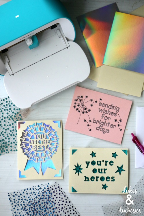 how to make encouragement cards with cricut joy
