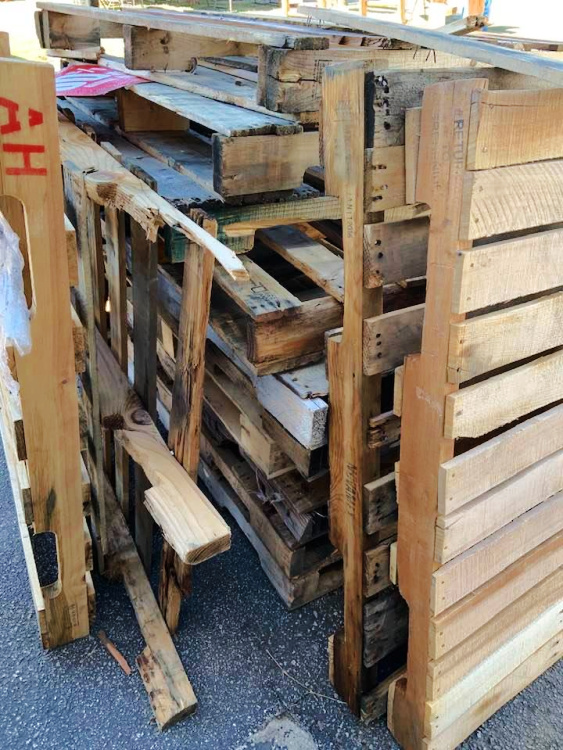 old pallets at first monday trade days